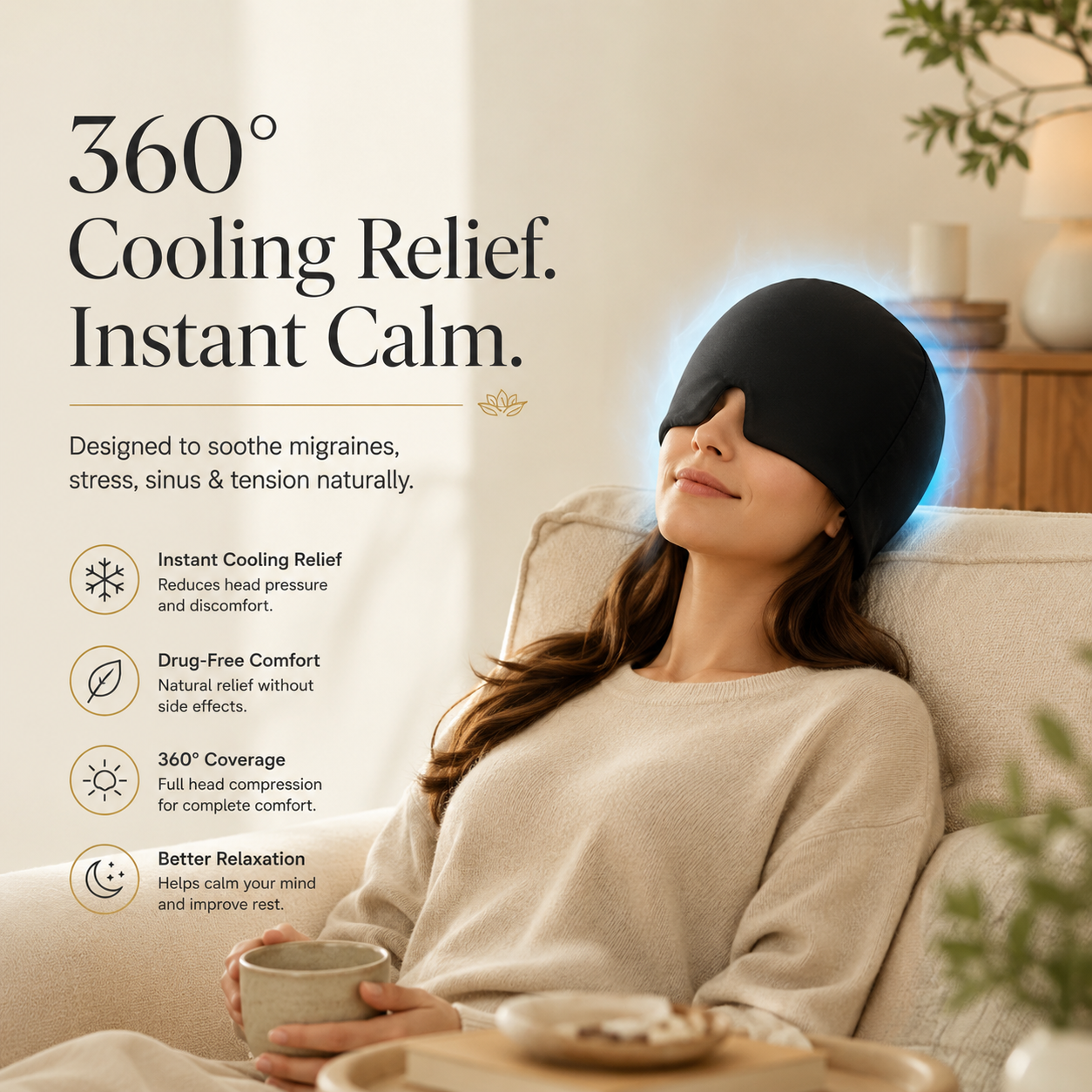 PRIME Aura™ Migraine Relief Cap